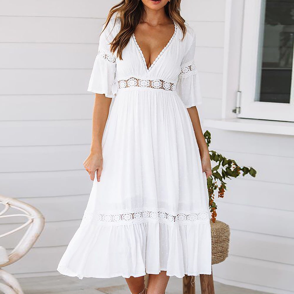 white summer dresses